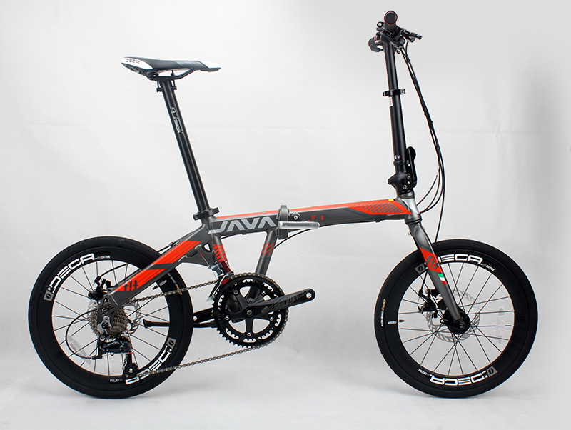 java佳沃fit折叠自行车18速双碟刹20寸折叠车小轮车mini便携单车