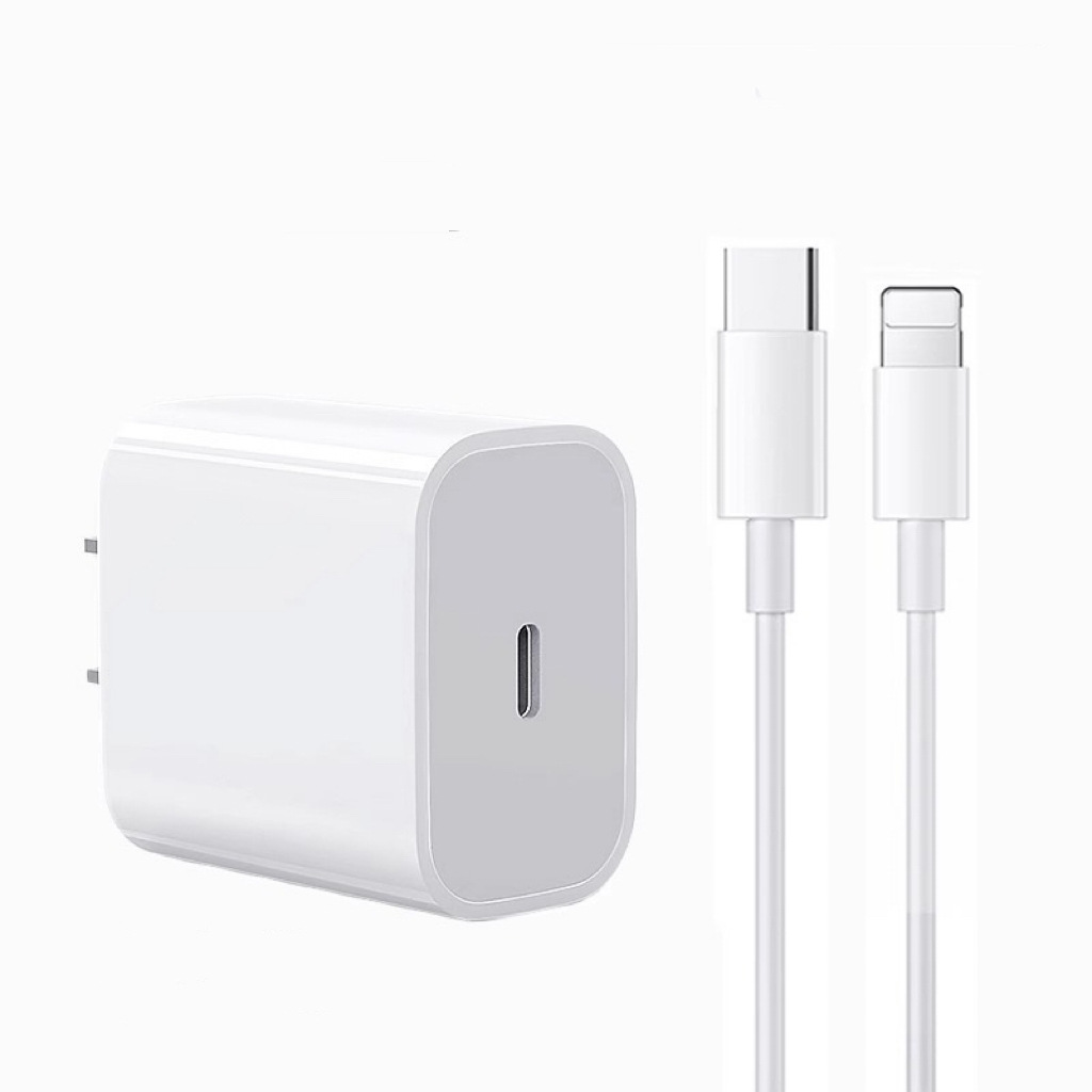 Applicable to Apple Charger Pd30w Charging Plug iPhone Charger Fast Charge Data Cable Set Wholesale