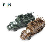 乐加 二战M3A1装甲车1:72拼装4D模型2色套装军事玩具车模男孩礼物