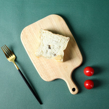家用日式小砧板橡木面包板可定制切菜板披萨牛排板水果木砧板