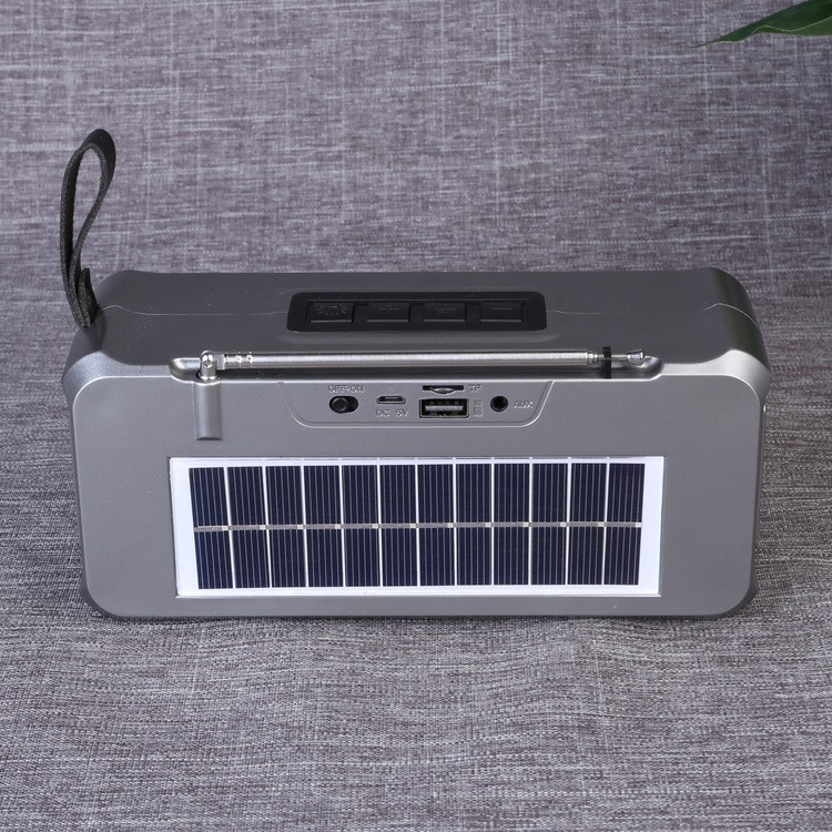 New Style Solar Bluetooth Speaker USB Charging Household Outdoor Flashlight Wireless Call Bluetooth Audio