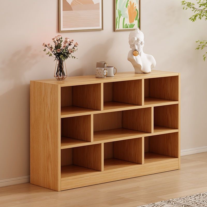 实木书架置物架落地靠墙自由组合格子柜儿童玩具储物矮柜家用书柜