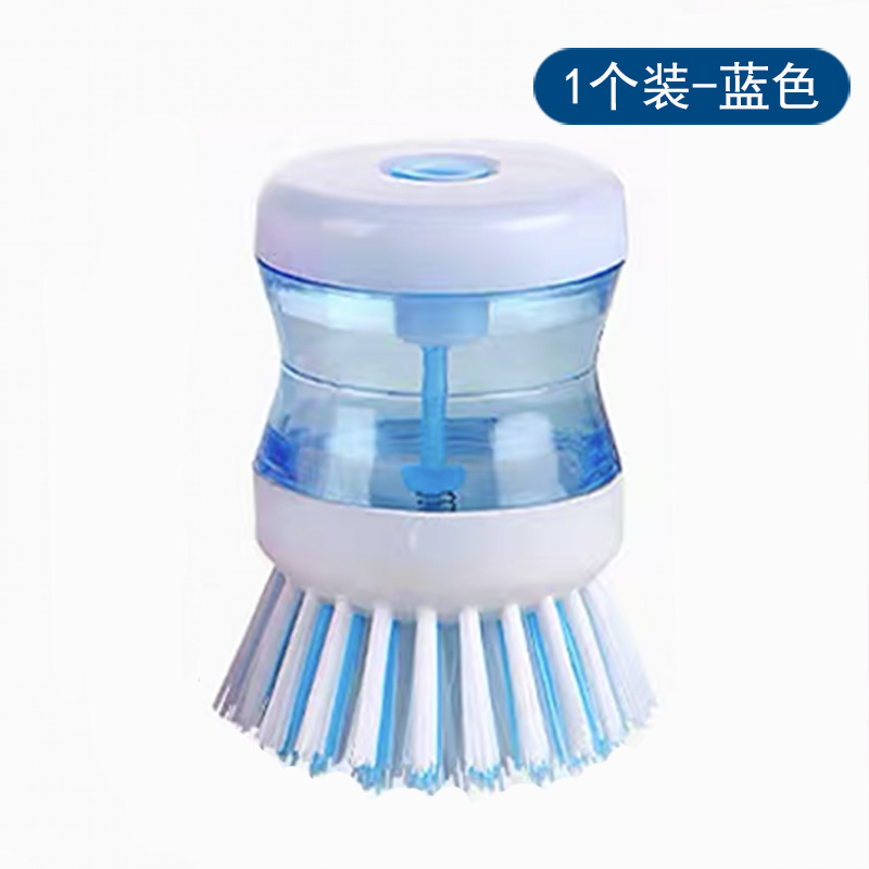 Hydraulic Dish Brush Factory in Stock Manual Add Detergent Dish Brush Kitchen Oilproof Dishwashing Brush 0119