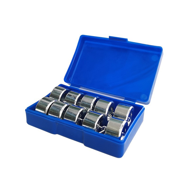 金属钩码50g*10 杠杆原理力学实验钩码 初中物理力学实验仪器