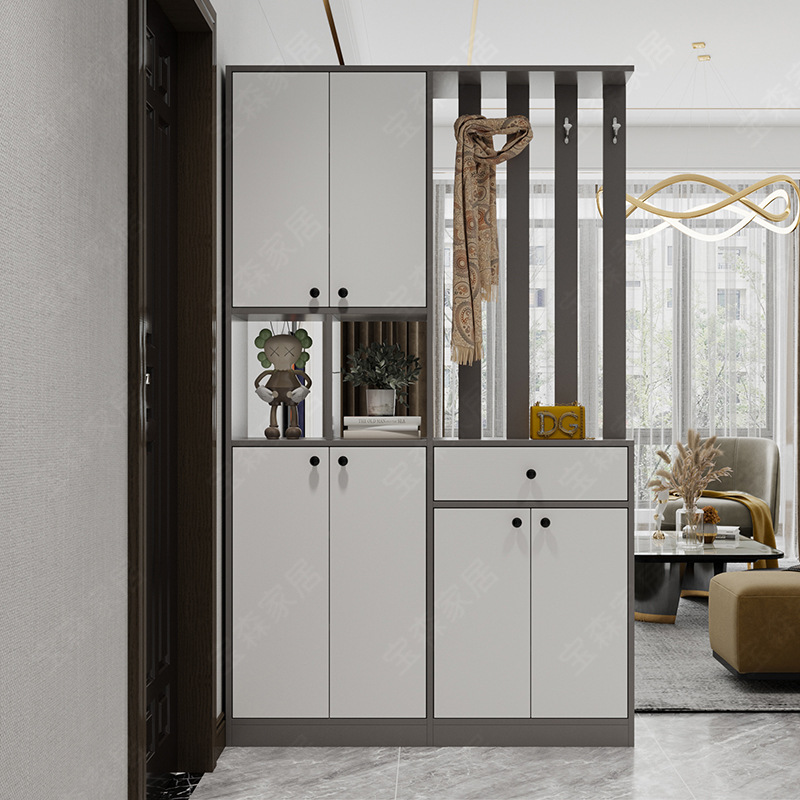 客厅双面间厅玄关柜现代简约入户门厅隔断柜鞋柜屏风多功能衣帽架