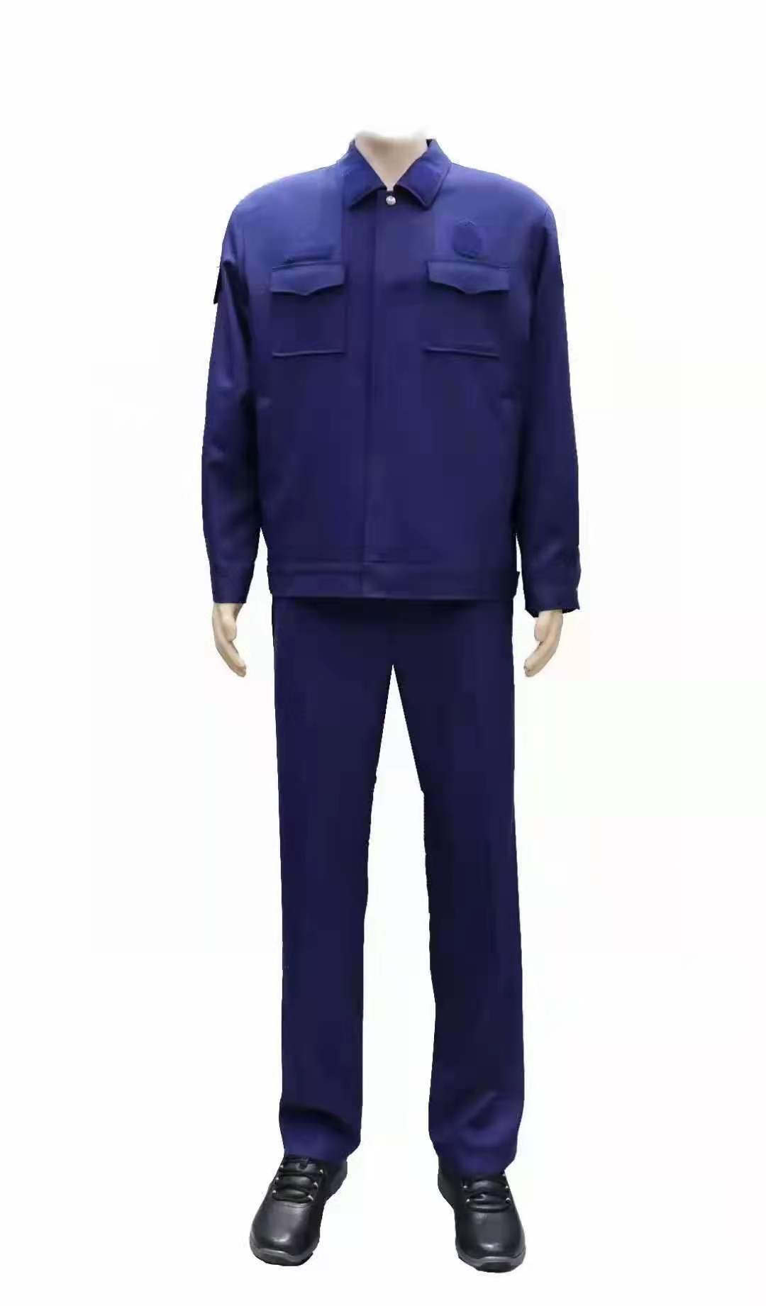 新款消防备勤服帽夹克套装蓝色夏季短袖工装冬季加厚制服春秋套装