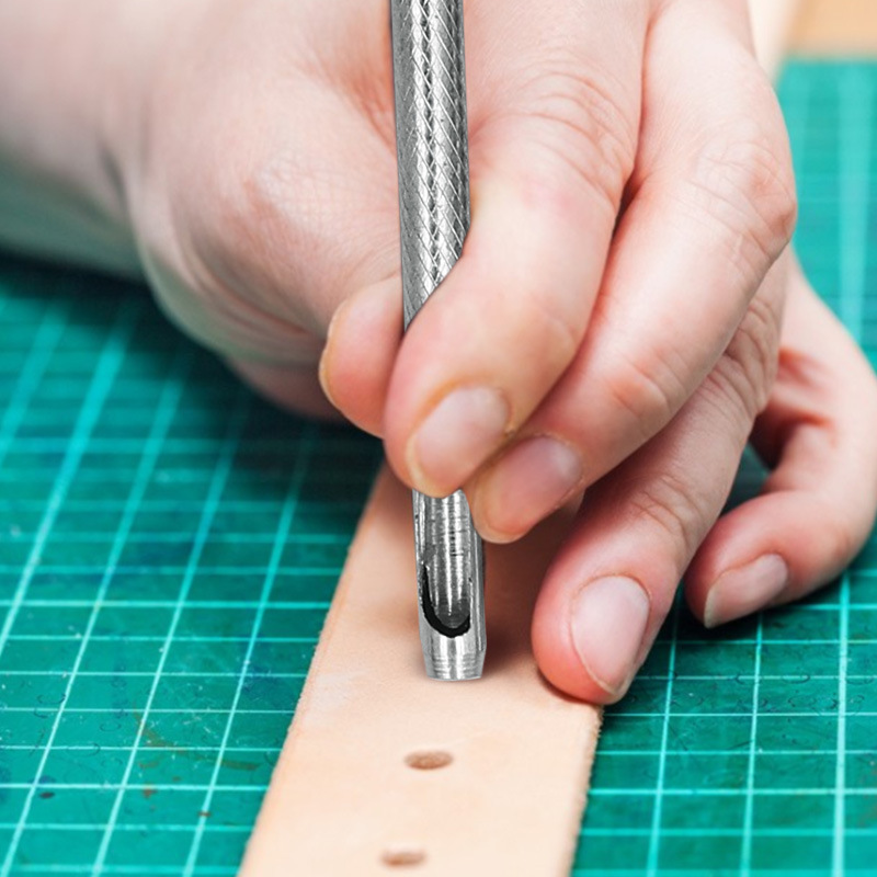 皮具腰带打孔圆冲 皮革空心打孔器 高硬度打眼冲子镀锌工具打眼器