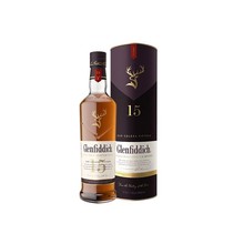 洋酒 格兰菲迪15年单一麦芽威士忌 GLENFIDDICH 700ml 英国原装
