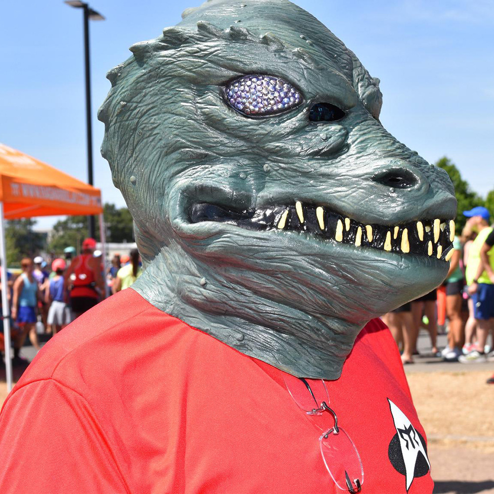 侏罗世纪世界恐龙面具乳胶头套龙头动物霸王龙cosplay道具面具