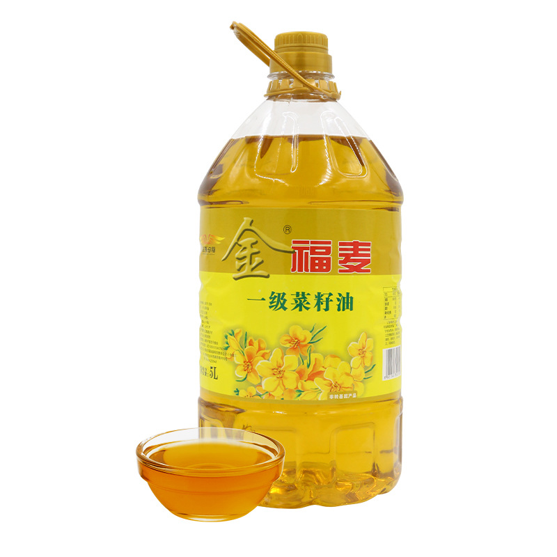金福麦菜籽油5l非转基因一级食用油家用炒菜烘焙植物油