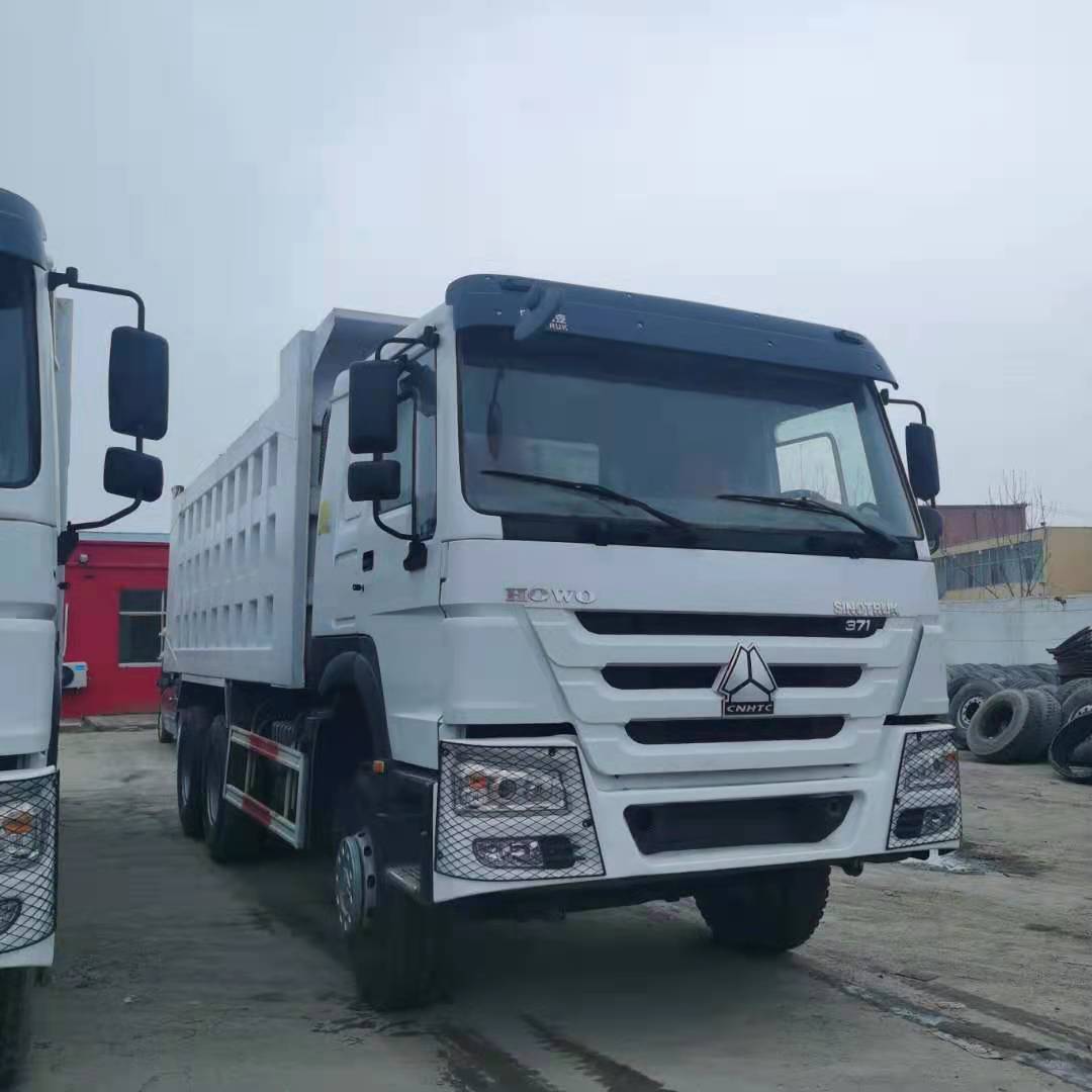 工厂出口中国重汽集团豪沃6*4自卸卡车howo二手自卸翻斗车375马力