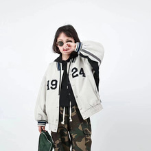 儿童外套女童棒球服聪小妹2022年秋季韩版童装重工刺绣上衣中大童