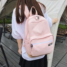 新款韩版休闲双肩包大学生校园清新甜美书包女生时尚拼接旅行背包