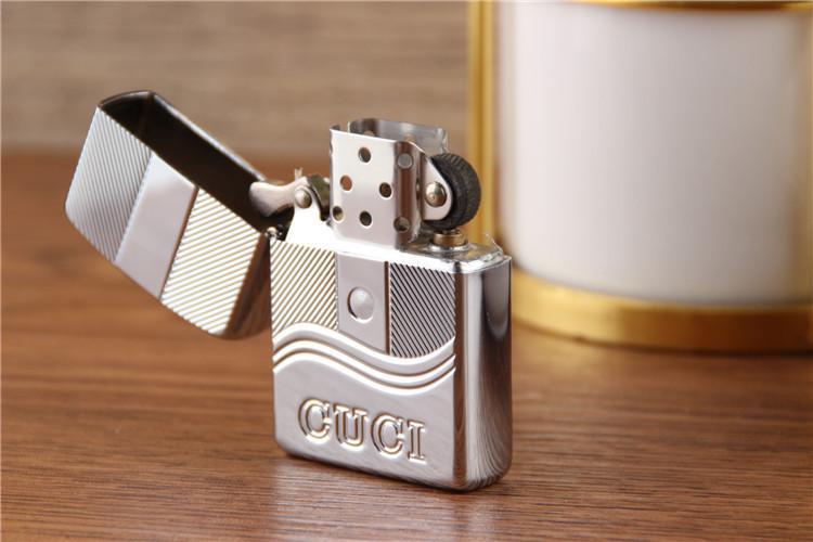 酷骑纯铜波浪精雕打火机防风加厚盔甲煤油机礼品批发