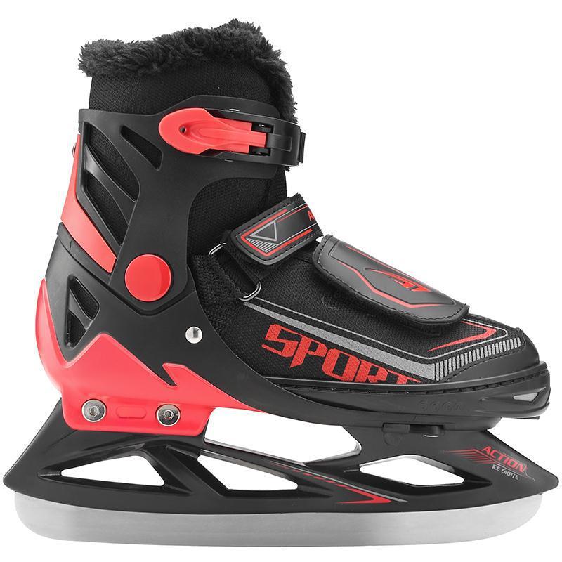 冰刀鞋成人儿童滑冰鞋女男码数可调保暖溜冰鞋冰球鞋真冰鞋