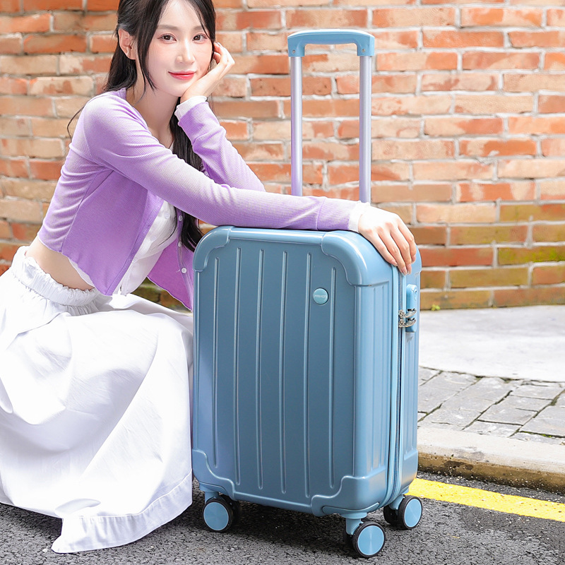 Luggage 20-Inch Female Trolley Case Male Durable Student Universal Wheel Password Suitcase Luggage and Suitcase Factory Wholesale