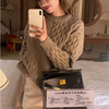 Retro Ma pattern T-shirts Primer sweater 2022 Autumn and winter Easy Show thin Socket Exorcism Sweater