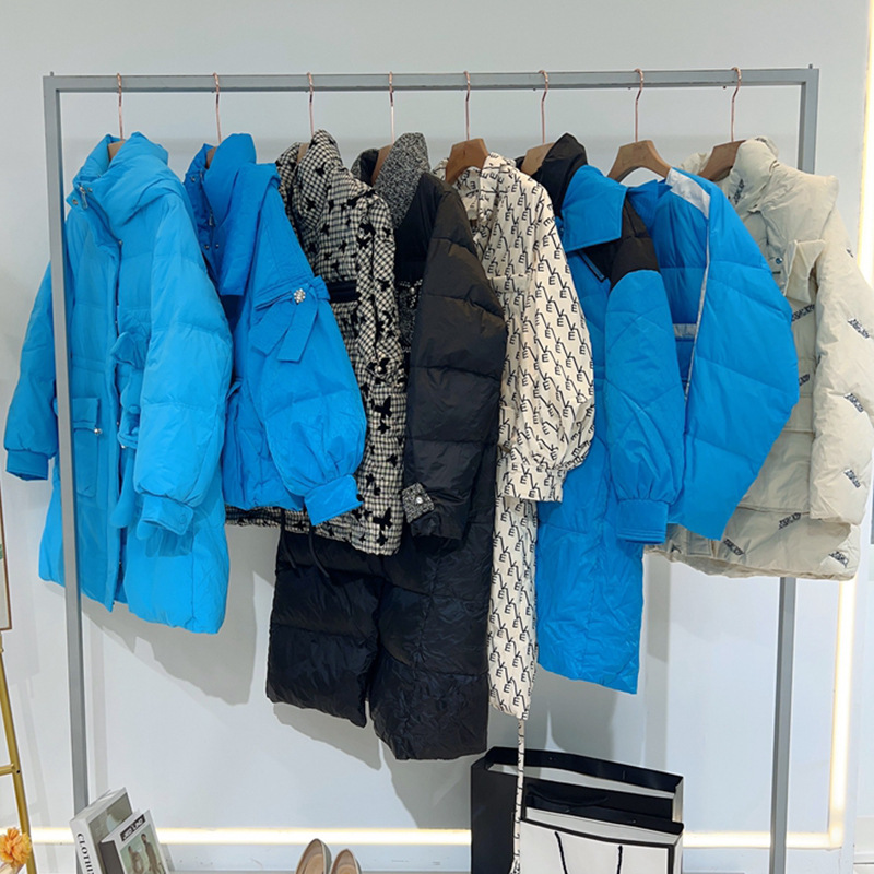 维伊羽绒服冬装剪标奥特莱斯撤柜尾货走份清货品牌折扣女装批发