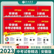 备考2024春雨教育安徽省中考试卷精选真题卷模拟卷精编卷超详解析