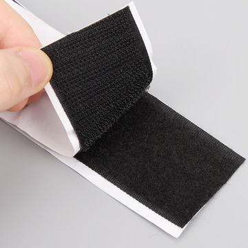 背胶魔术贴纱窗粘条带双面强力粘扣带子母扣自粘带门帘粘贴条毛刺