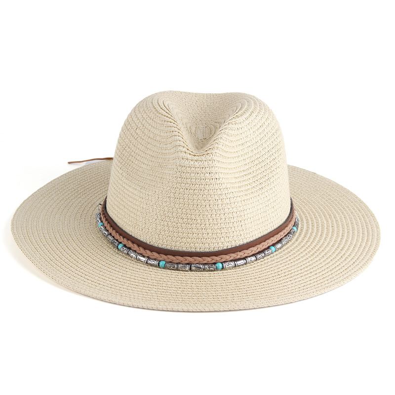 Amazon EBay Cross-Border Boy and Girl Sunshade Sun Hat Travel Straw Hat Panama Jazz Top Hat