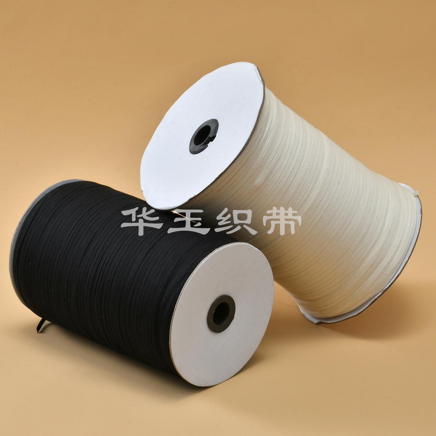 0.3cm Black White Cotton Trademark Belt Cotton Ribbon Clothing Clothing Shoulder Strap Clothing Accessories Manufacturers Straight