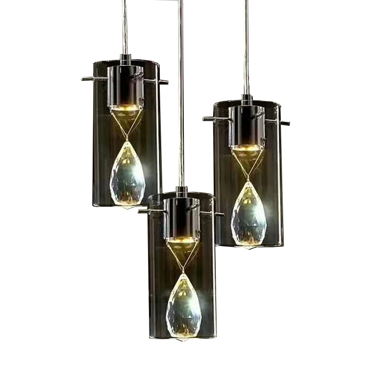 Internet Celebrity Modern Dining Hanging Lighting Creative Artistic Personality Study and Bedroom Dining Room Bar Counter Chandelier Crystal Lamps