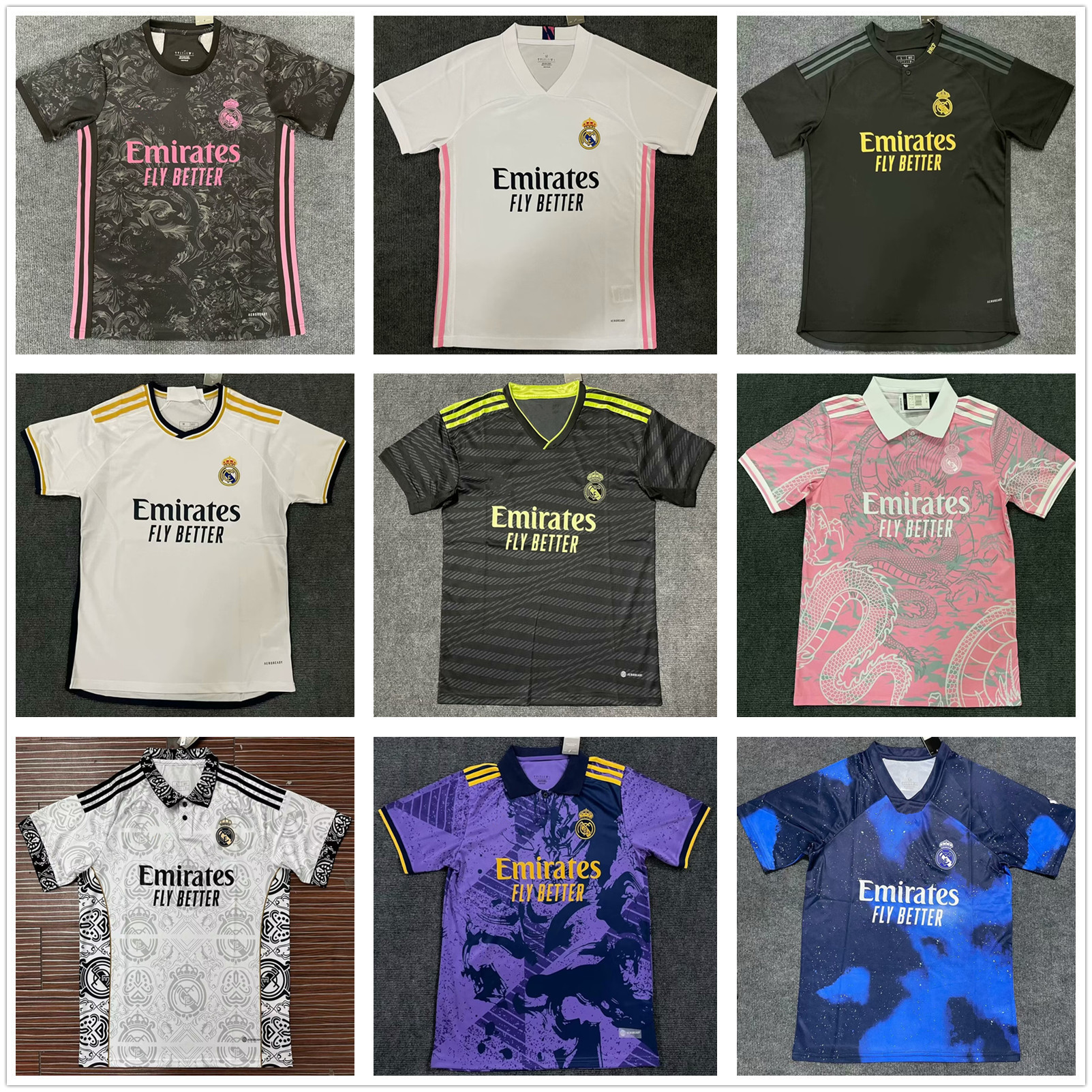 新旧款泰版球衣皇马利雅得尤文新月吉达联合曼城阿森纳泰版上衣