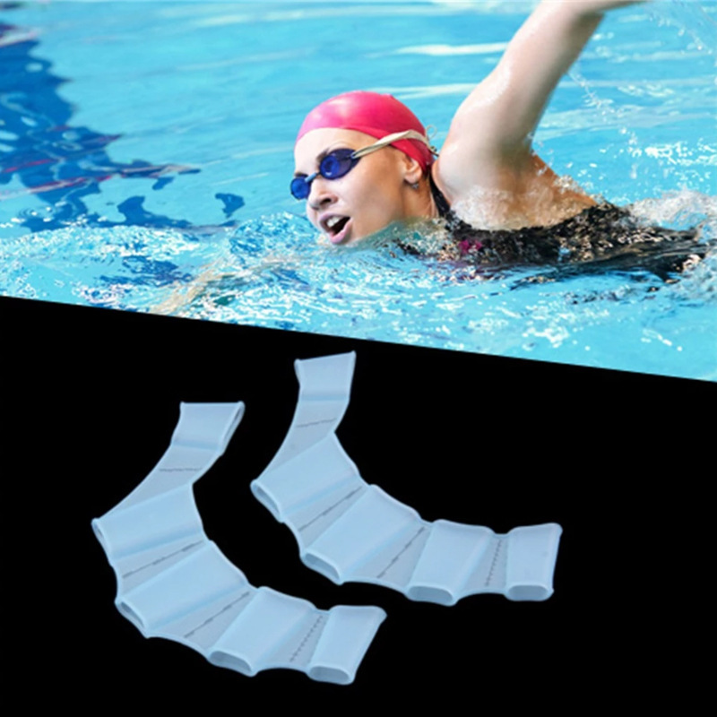 青蛙硅胶半指手璞鸭掌 游泳训练划水掌手蹼批发