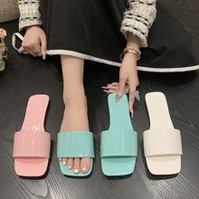 大码拖鞋女2023夏季新款韩版休闲平底外穿凉拖鞋