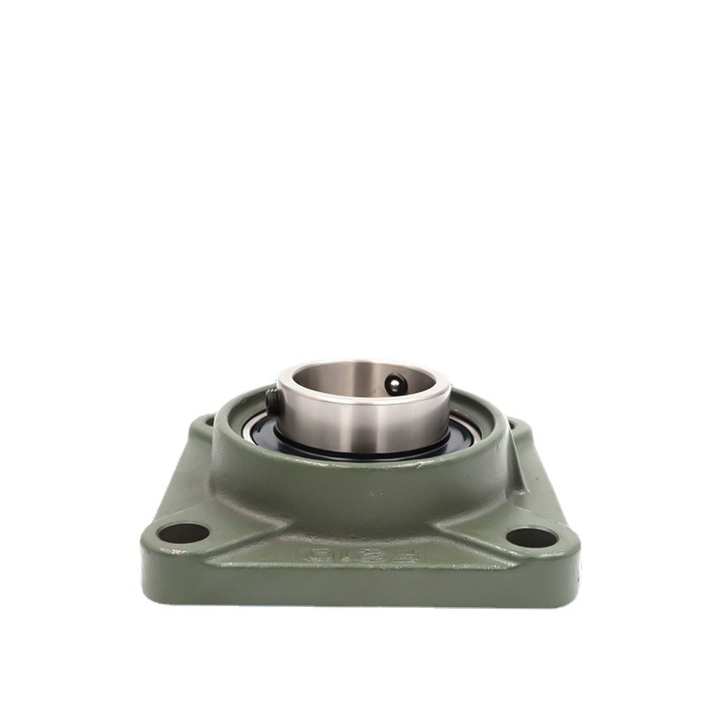 供应ucf204 ucf205托辊轴承座 带螺丝方形铸钢支撑座 外球面轴承