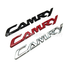 适用于凯美瑞CAMRY车标车尾贴标英文贴标车身贴字标