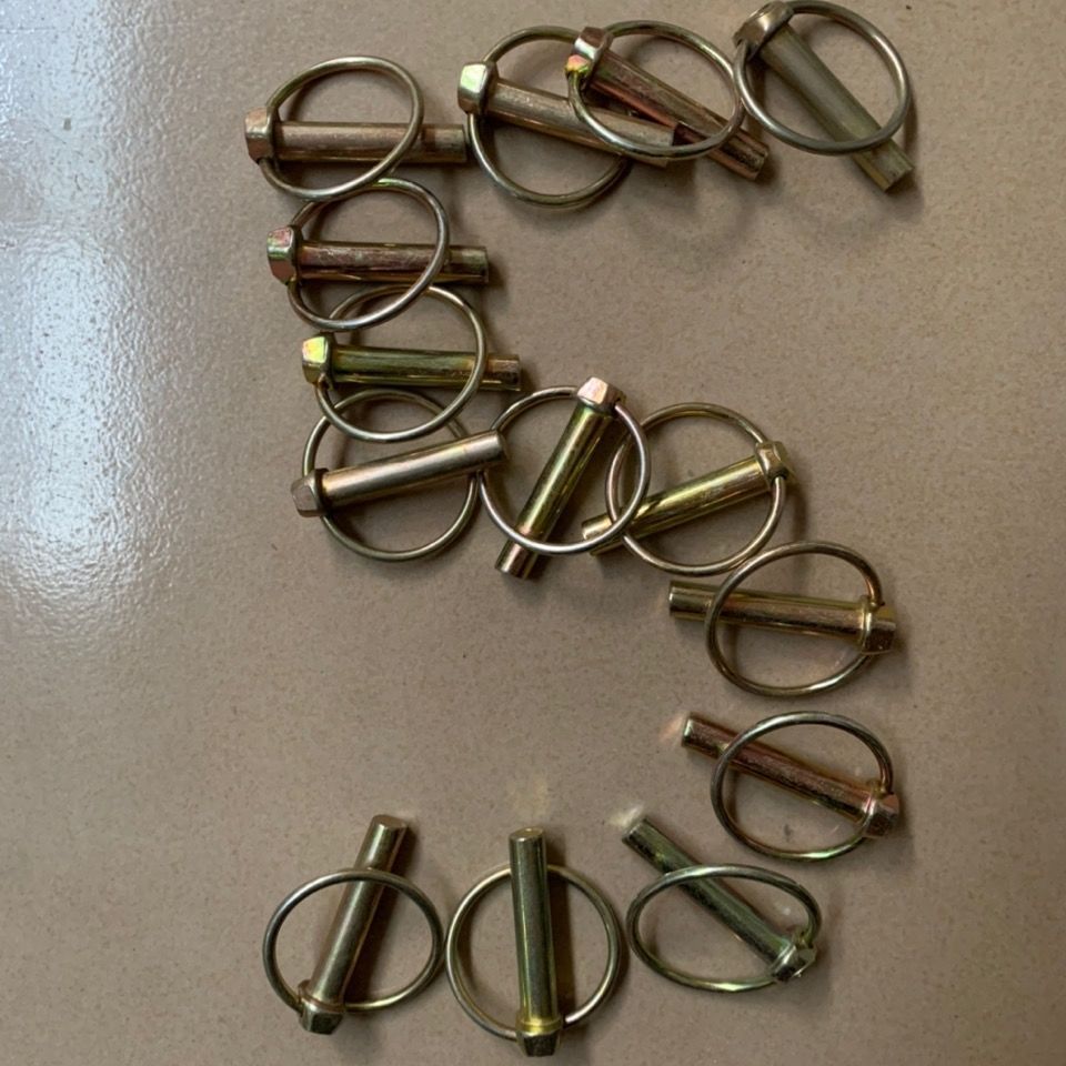 农用车拖拉机弹簧销子悬挂销子插销开口安全保险销圆形锁销子卡扣