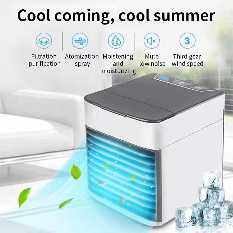Generation Second Generation and Third Generation New Mini Air Cooler Small Household Portable Air Conditioner Fan Spray Desktop Thermantidote