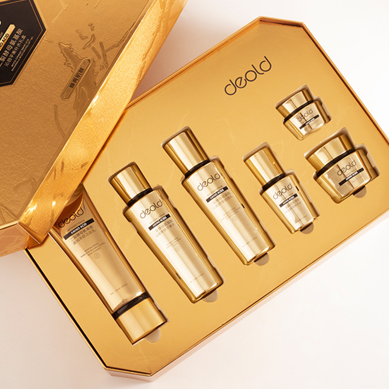 递欧二裂酵母氨基酸补水保湿清爽乳液六件套礼盒美容院护肤品批发