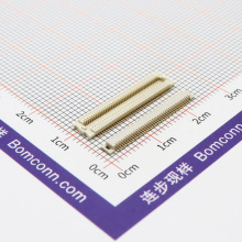 板对板连接器0.5间距1.5mm合高80P单槽直插BTB镀金2*40拼现货供应