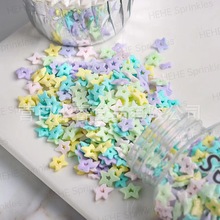 500g袋装多彩sprinkles可食用烘培甜甜圈蛋糕装饰爱心切片糖片