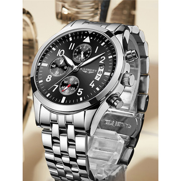 正品手表男士2024新款飞行员计时运动防水机械名牌腕表-阿里巴巴