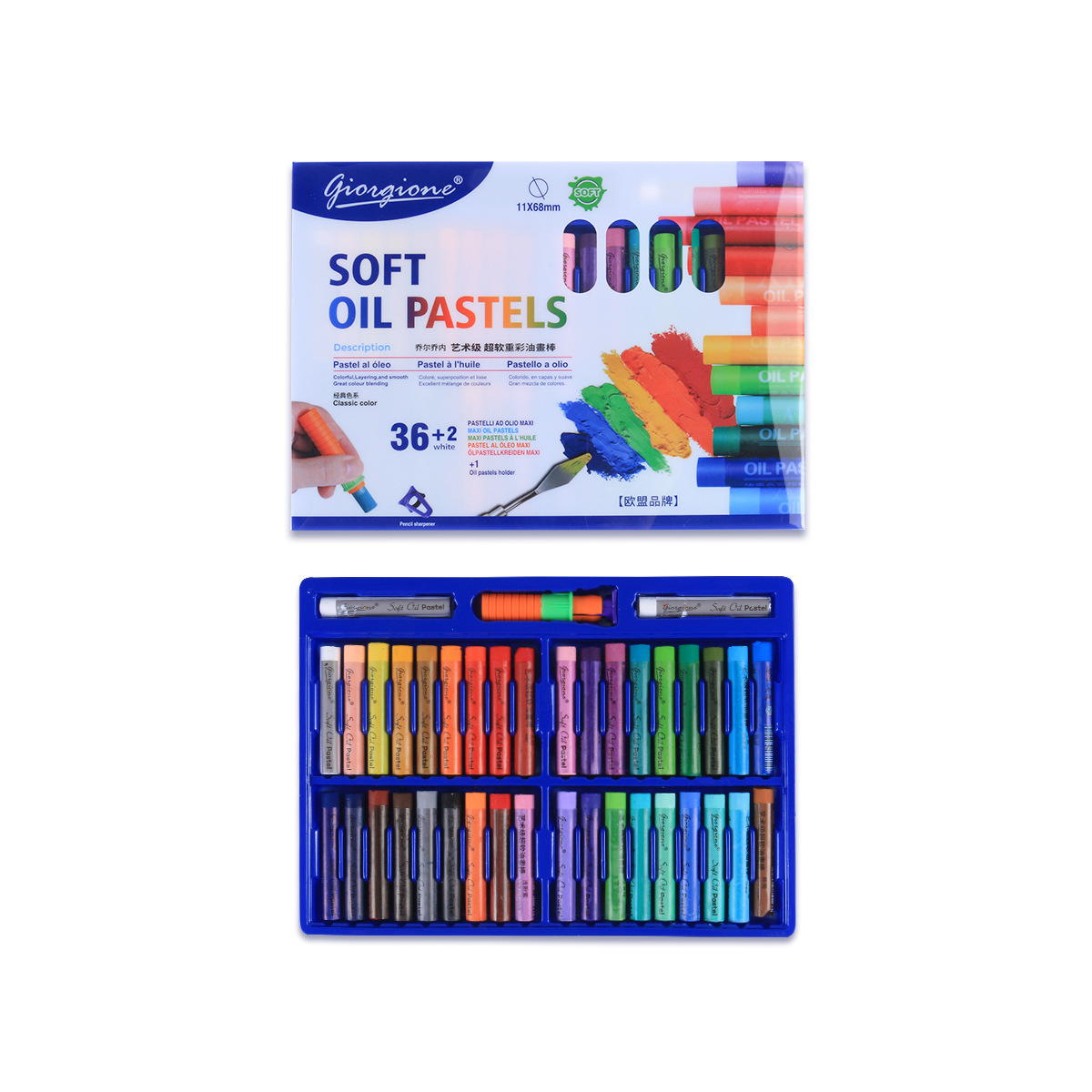 Color Oil Pastels Suit Children 24 Color Super Soft Crayon DIY Gift Washable Wholesale Factory