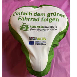 RPET再生环保自行车坐垫套涤纶防水套骑行自行车保护套可印logo