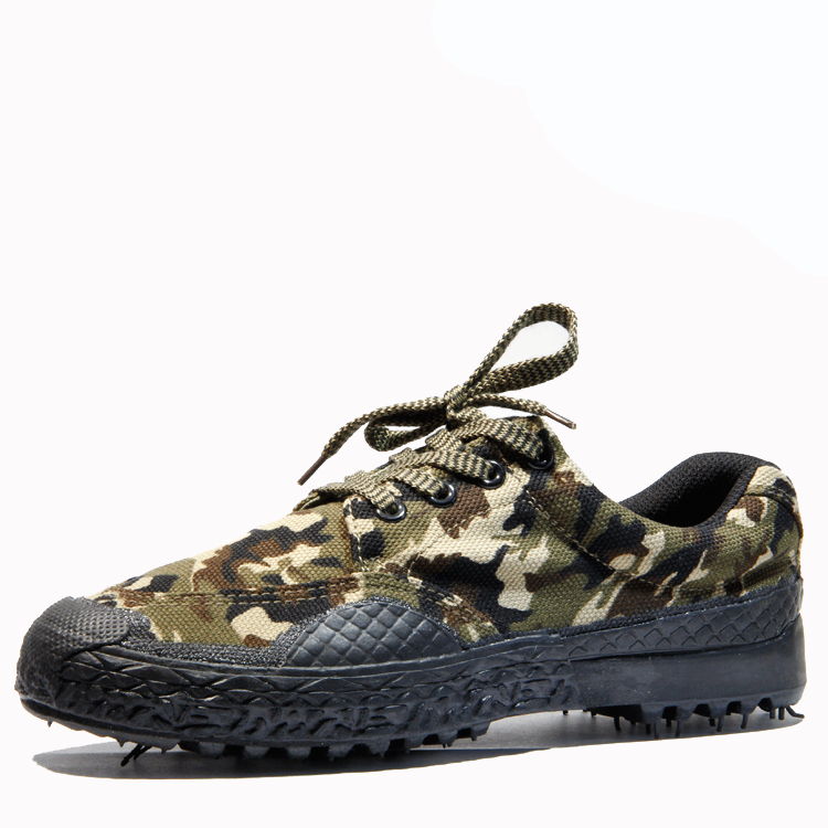 正品3517解放鞋男夏季迷彩鞋女劳保登山球鞋跑步鞋工地黄胶鞋