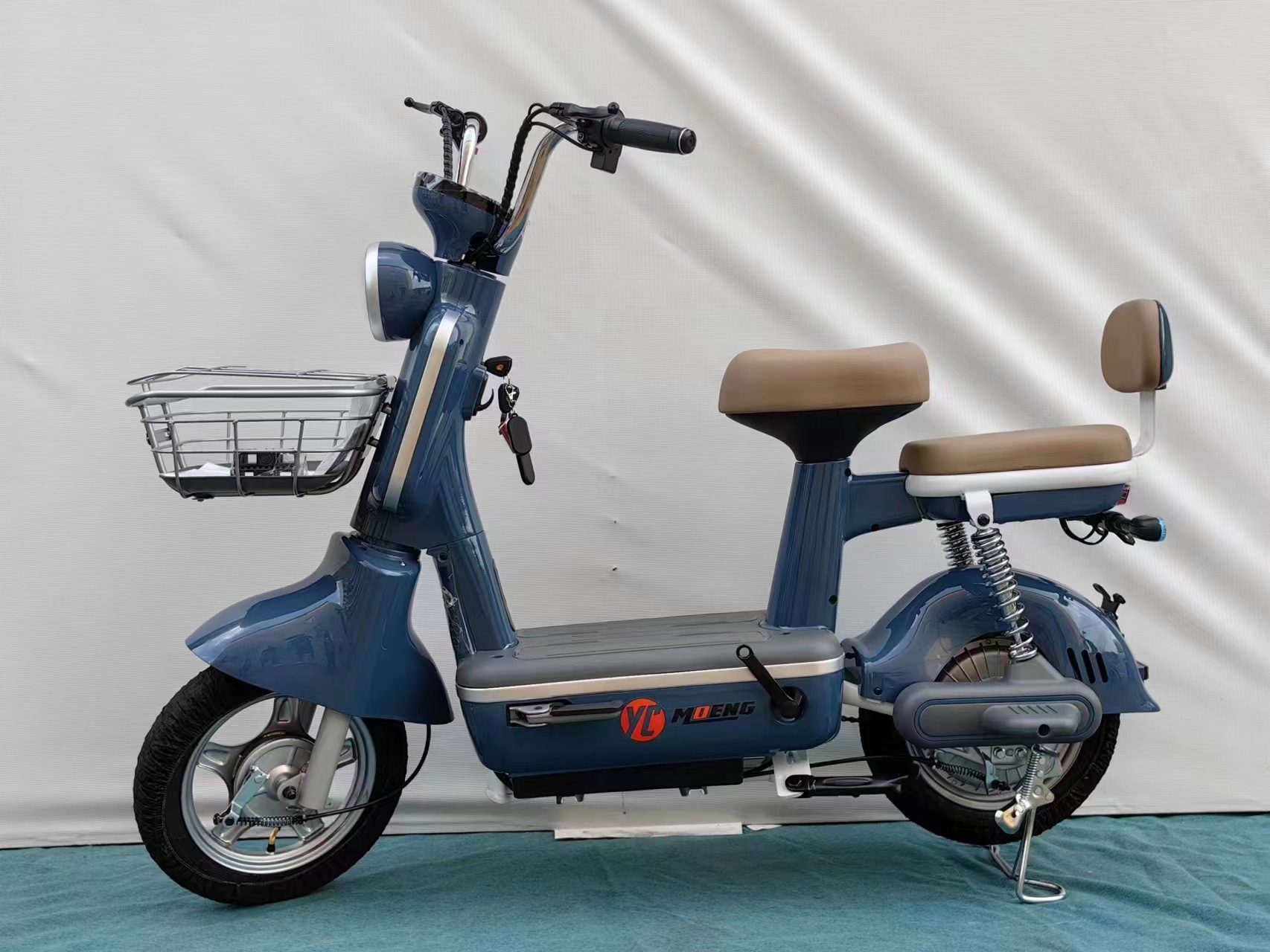 摩登电动自行车助力车两轮成人脚踏代步车工厂批发 双人电动车