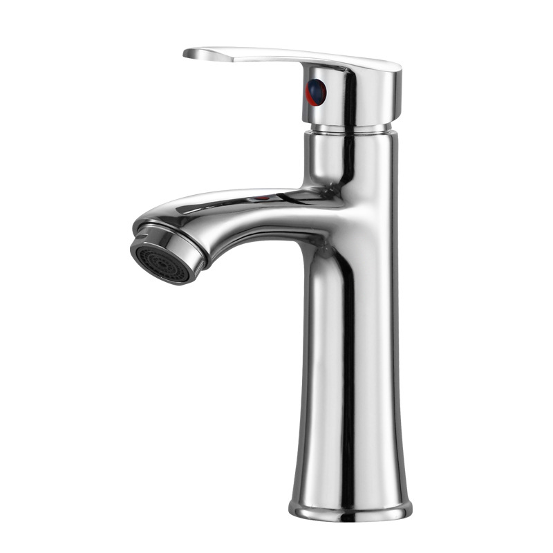 Septwolves Basin Single Hole Faucet Bathroom Wash Basin Hot and Cold Faucet Switch Single Cold Household Wholesale Water Tap