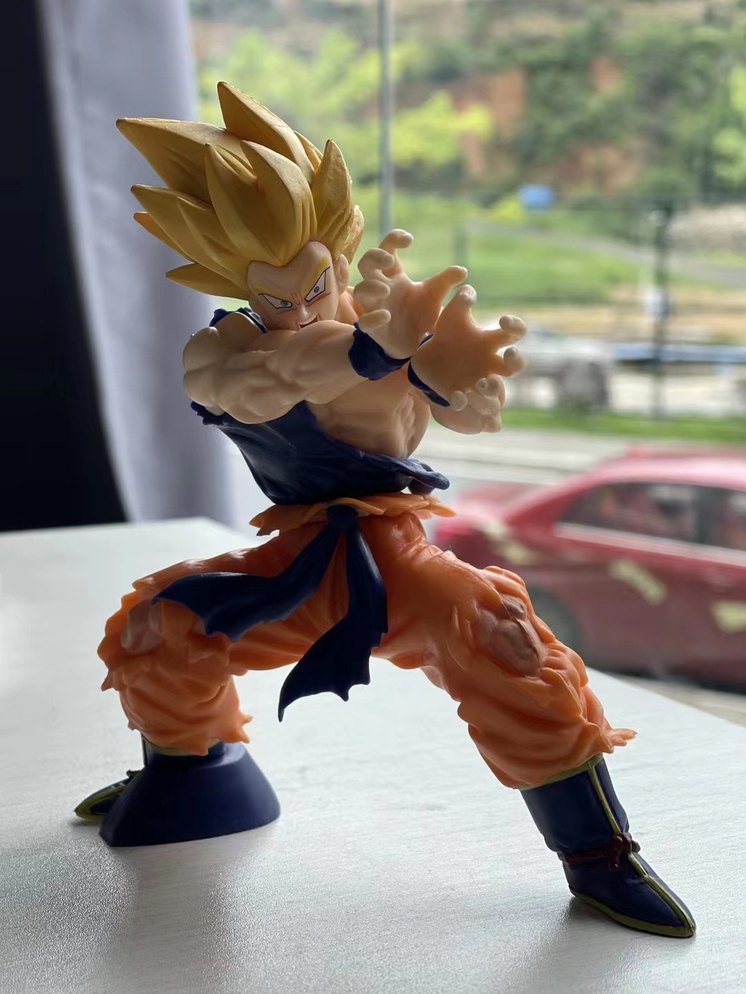 七龙珠 20周年 超赛 龟派气功战损冲击波悟空 手办模型摆件