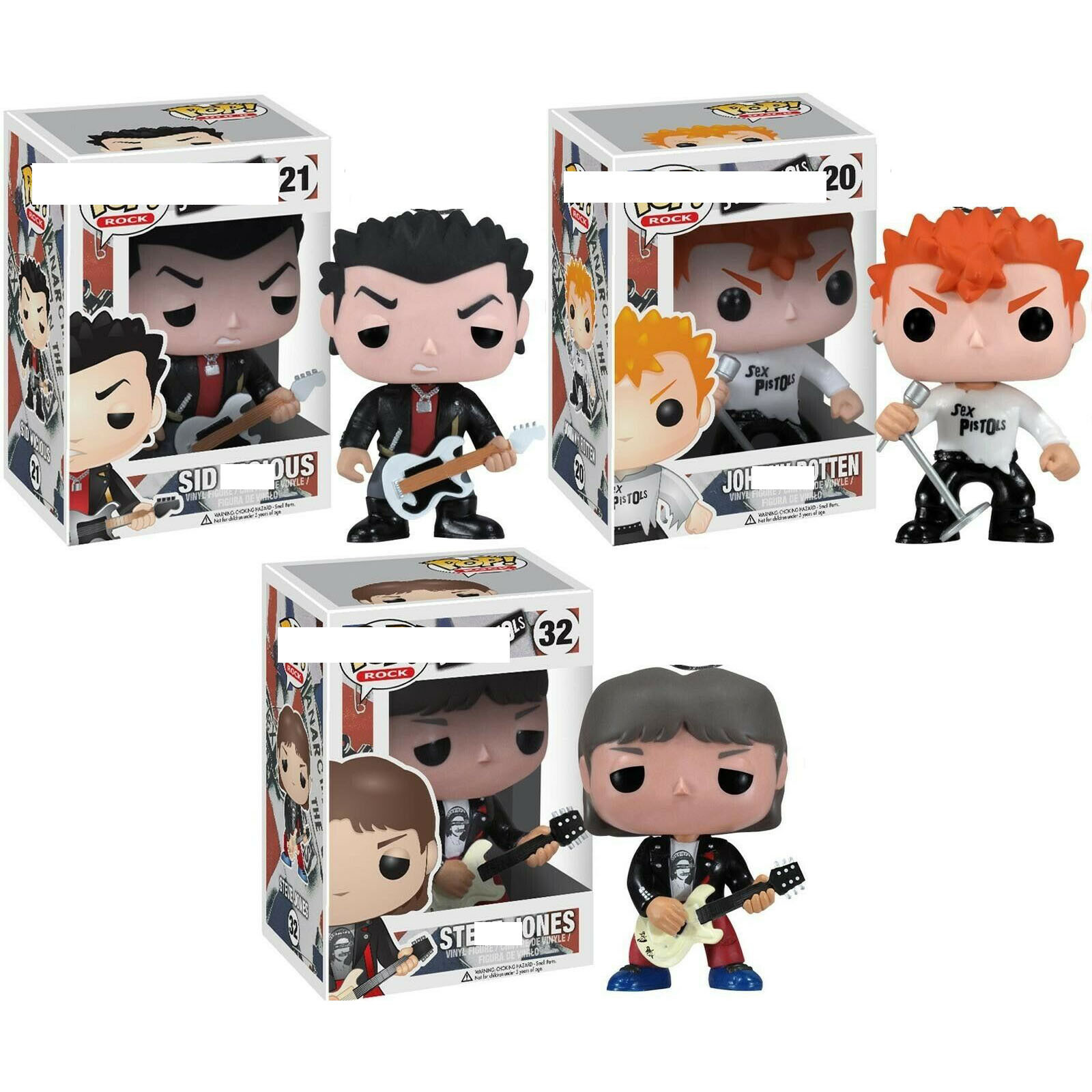 pop明星周边手办公仔限定 歌手性手枪乐队sex pistols20 21 32