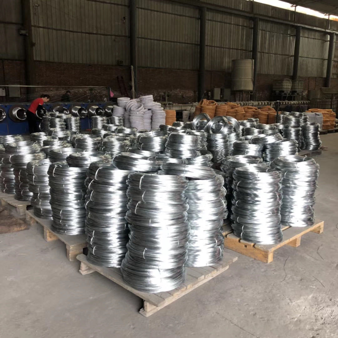 厂家出口南非 菲律宾 bwg16电镀铁丝 16号镀锌丝16号镀锌铁丝