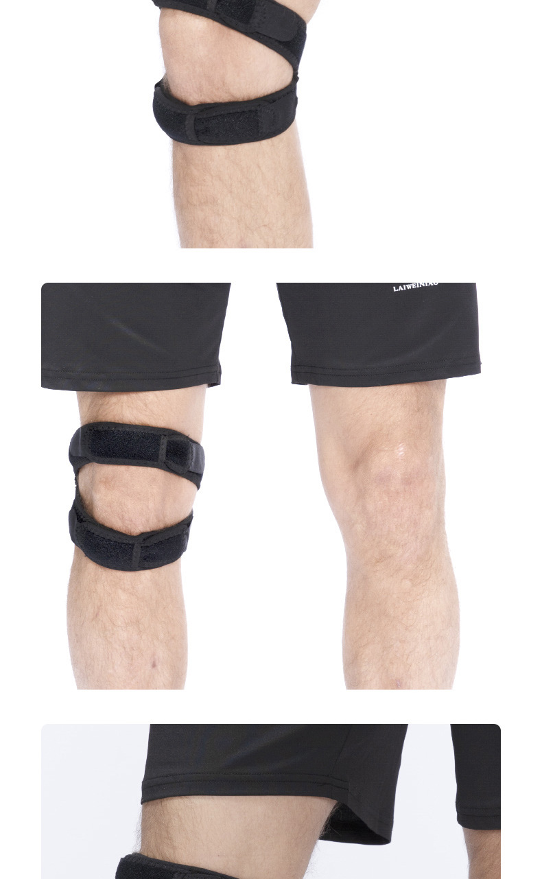 双条髌骨带薄款男女双向加压减震骑行跑步篮足球运动透气吸汗护膝