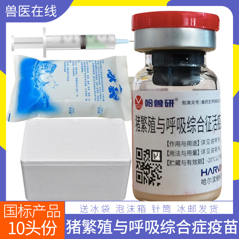 猪蓝耳病疫苗猪繁殖与呼吸综合征病毒活疫苗ch-1r株一瓶多瓶价