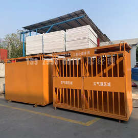 厂家供应氧气乙炔存放棚 气瓶防护棚气瓶存放处 工地定型化防护棚