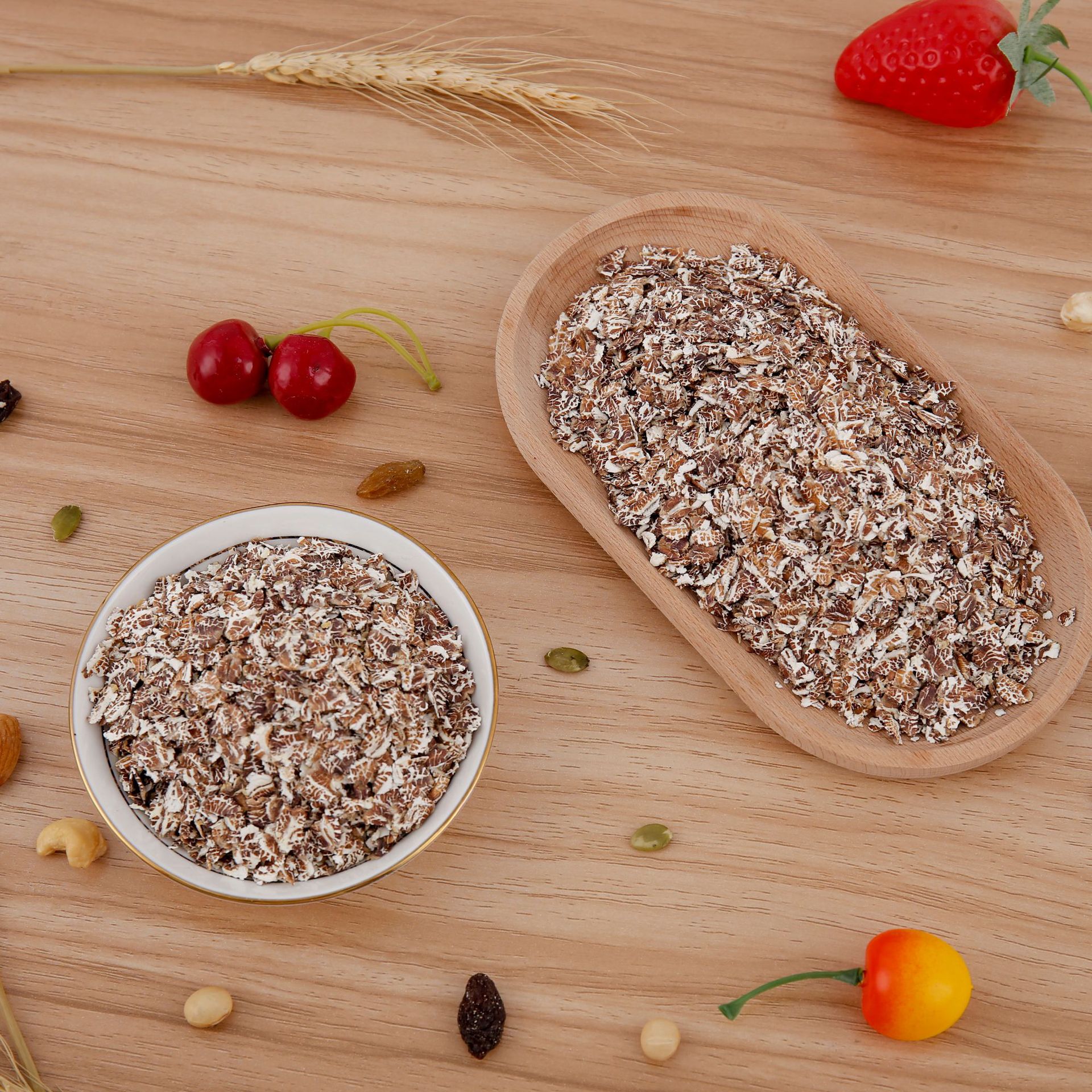 理想低脂 黑小麦片 早餐冲饮即食原味燕麦片无糖代餐食品